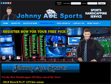 Tablet Screenshot of johnnyacesports.com